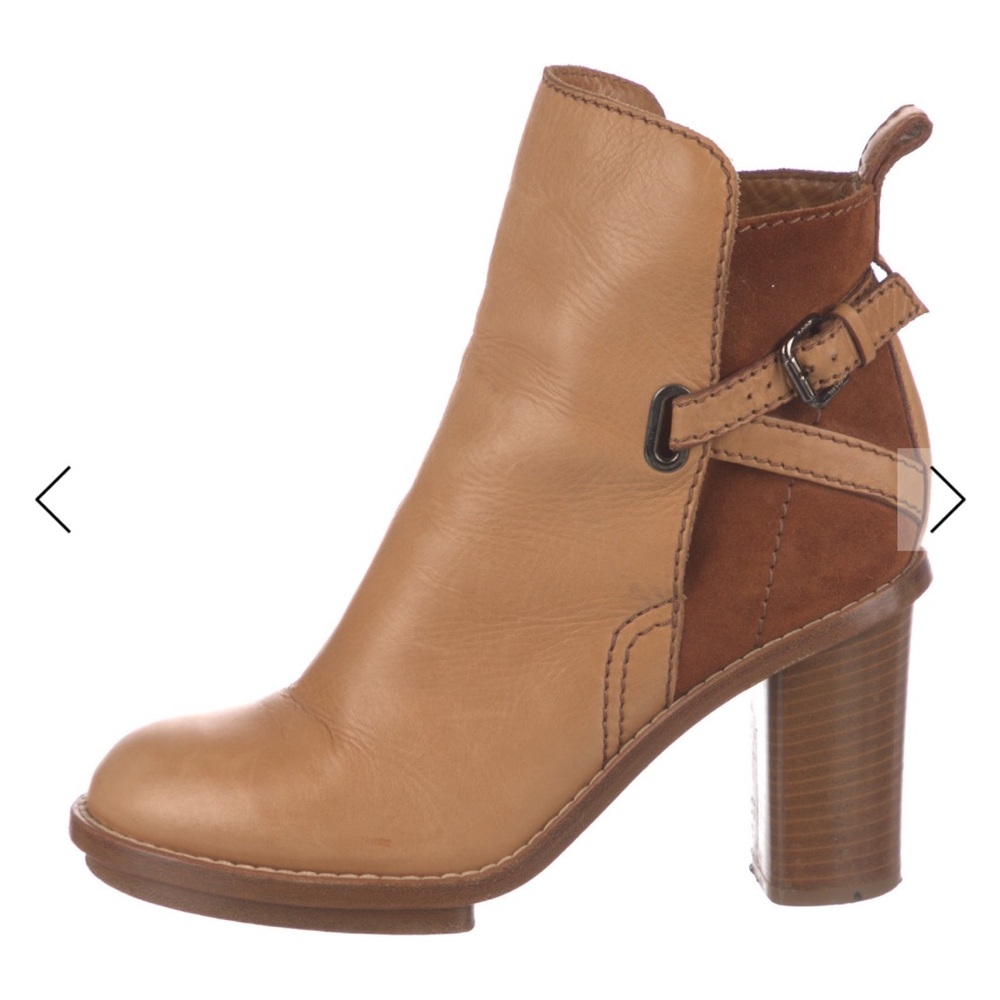 Acne Studios Tan Leather Chelsea Ankle Boots | Designer